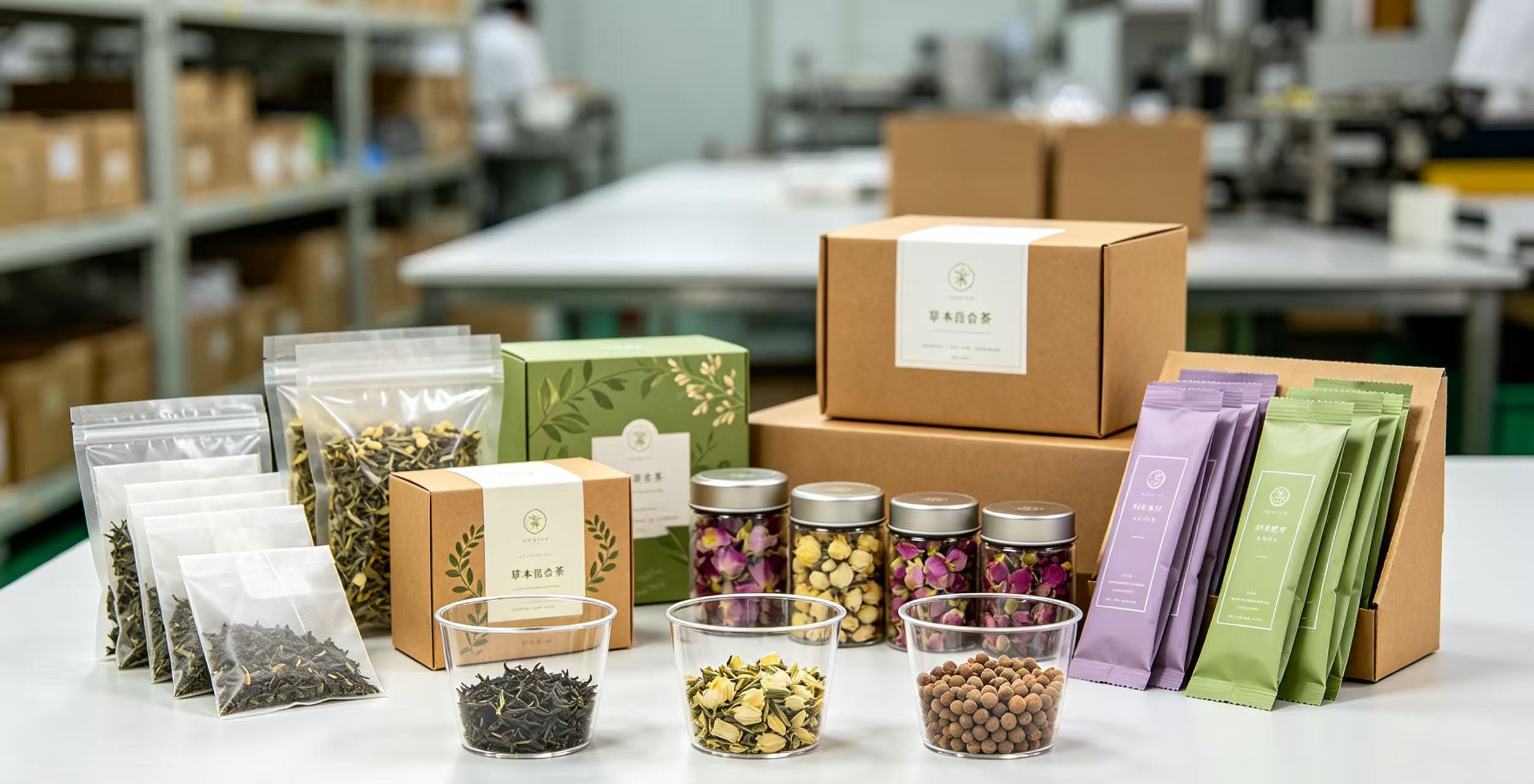 Slitstark tevågsmaskin levererar konsekvent vägningsprestanda för produktion av flera olika tesatser