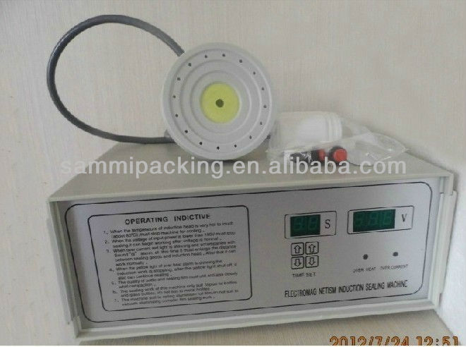 Manual Cosmetic Bottle induction cap sealer aluminium foil sealing machine